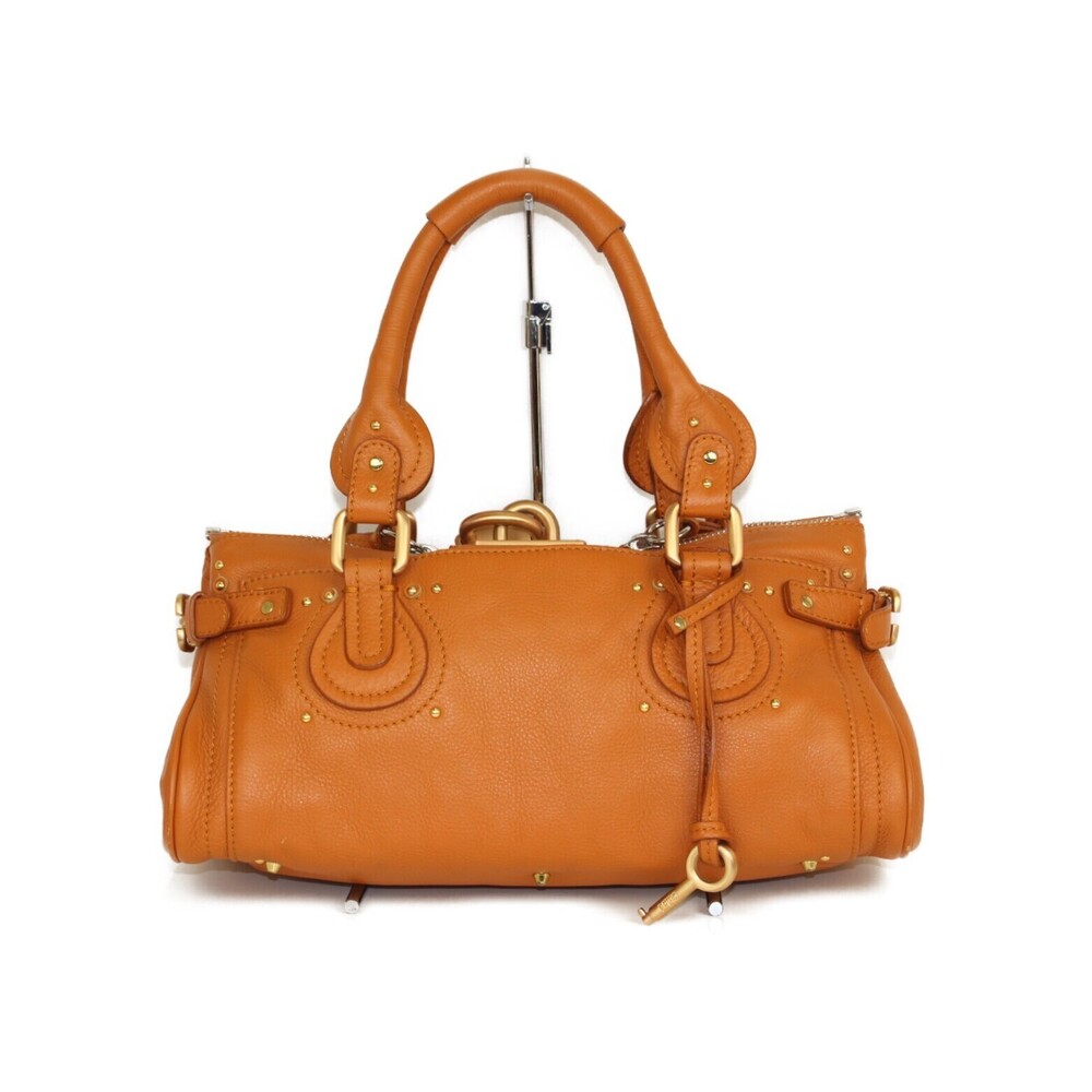 Chloe handbag padlock Baddington brown leather